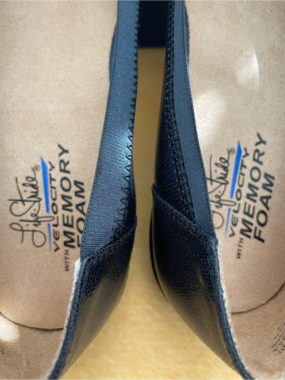 LifeStride Indigo Velocity Memory Foam Wedge Navy Liz. 8.5 M - Picture 7 of 9